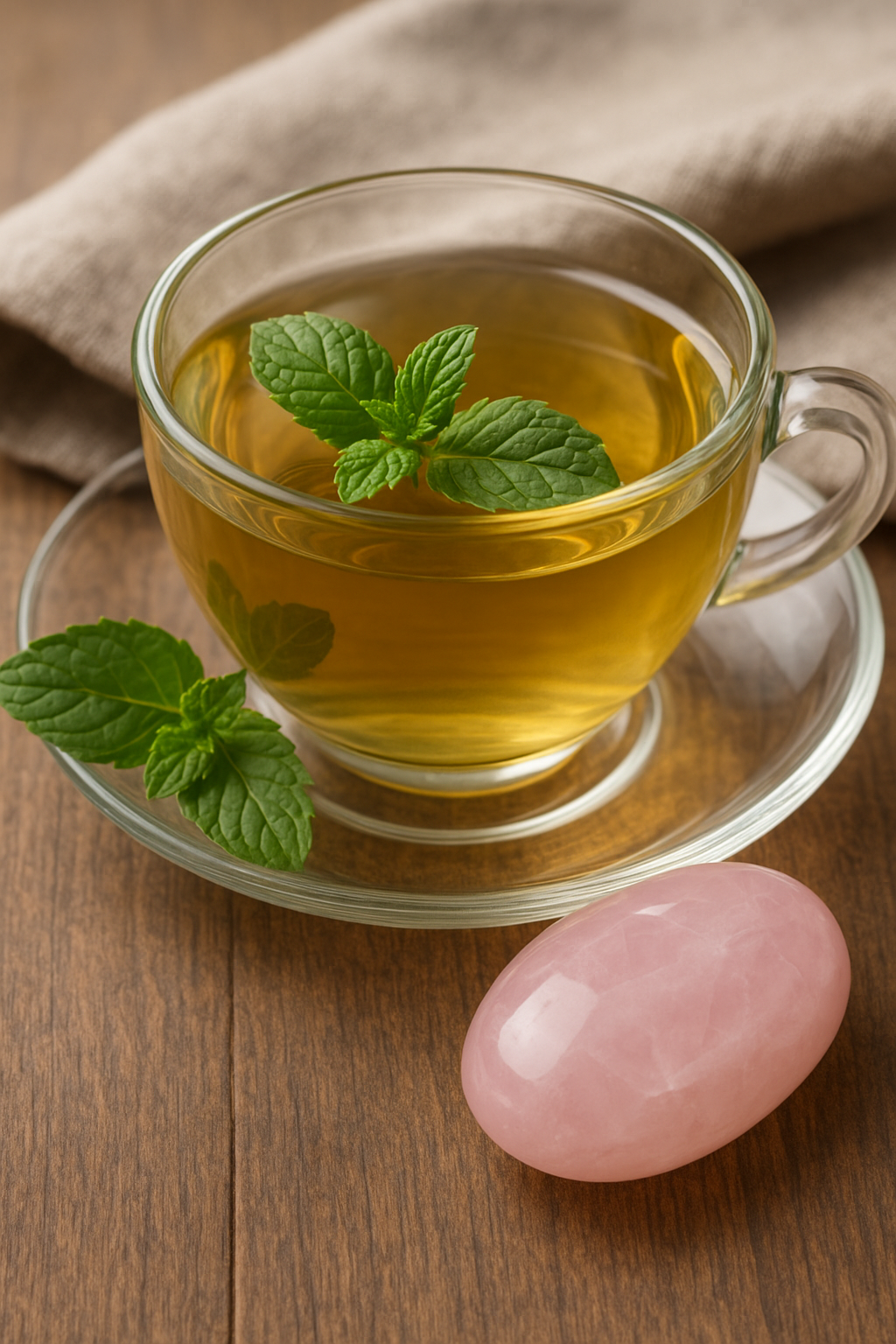 Bodeve Menstrual Relief Belt + Herbal Tea & Activated Rose Quartz