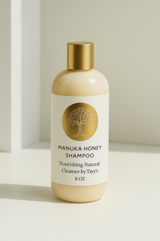 Manuka Honey Shampoo - Nourishing Natural Cleanser by Tayy’s Elegant Beauty - 8 FL OZ