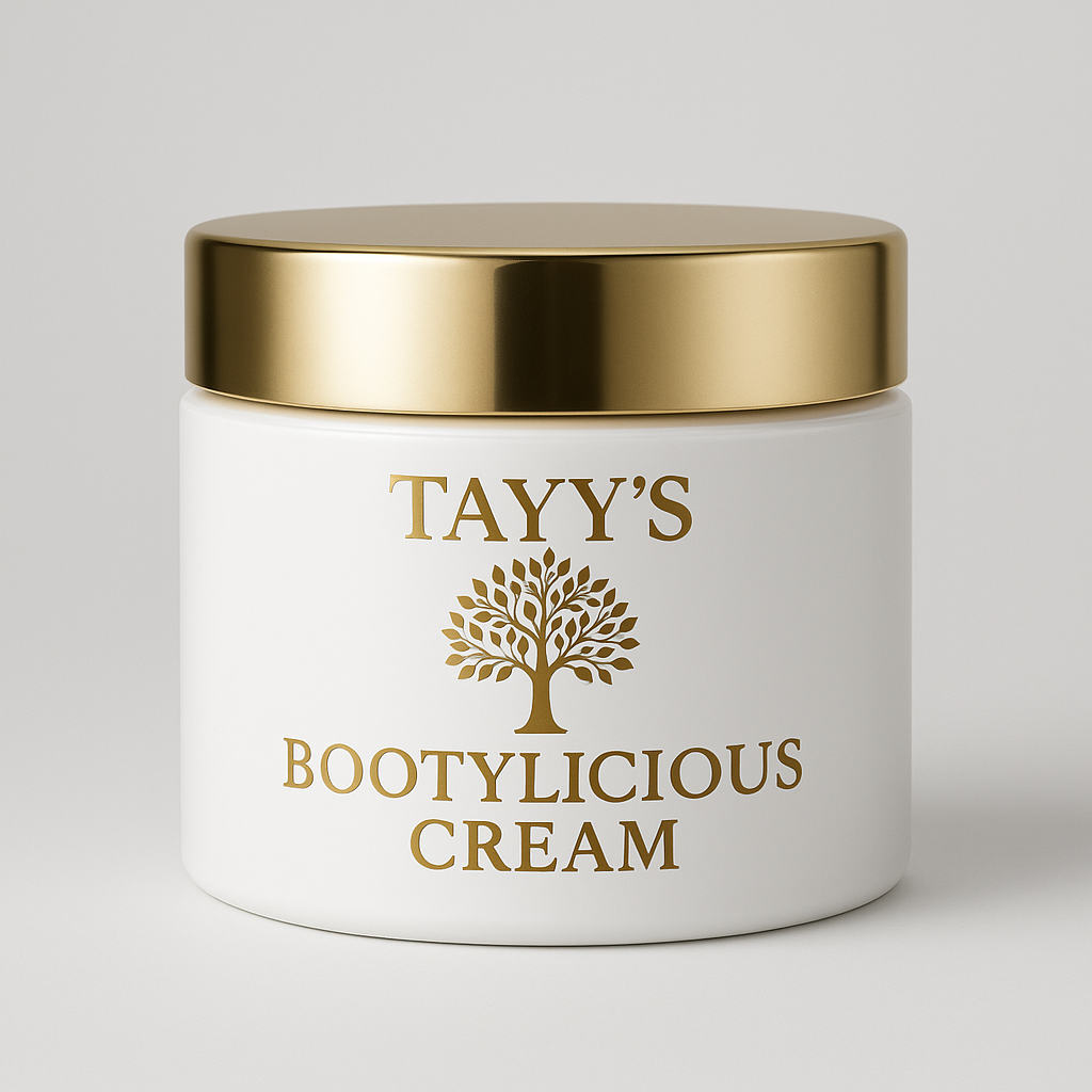 Tayy’s Bootylicious Cream - A Herbal and Natural Solution To Butt Enhancement By Tayy's Elegant Beauty - No Surgery Needed!