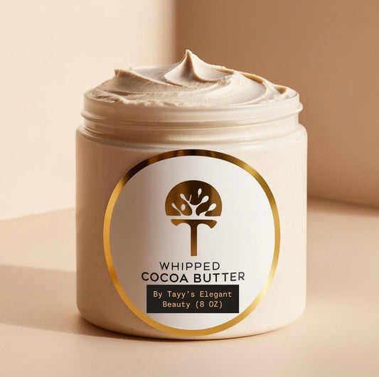 Whipped Cocoa Butter for Skin Balancing & Irritation Relief - Tayy’s Elegant Beauty - 8 OZ