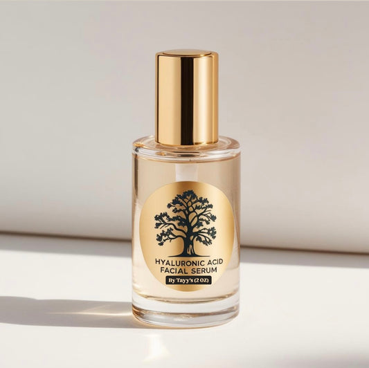 Hyaluronic Acid Facial Serum - Natural Hydration Booster by Tayy’s Elegant Beauty - 2 0Z