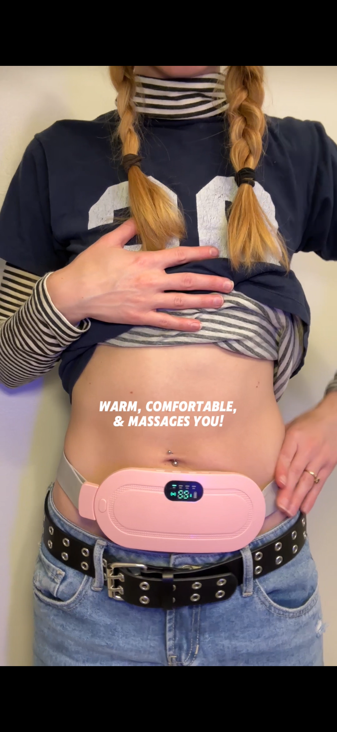 Bodeve Menstrual Relief Belt + Herbal Tea & Activated Rose Quartz