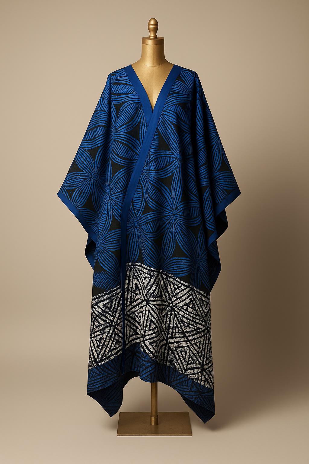 Imperiale Bubu - Sacred Geometry Twin Set (Midnight Bloom Edition) - Blue Blk White