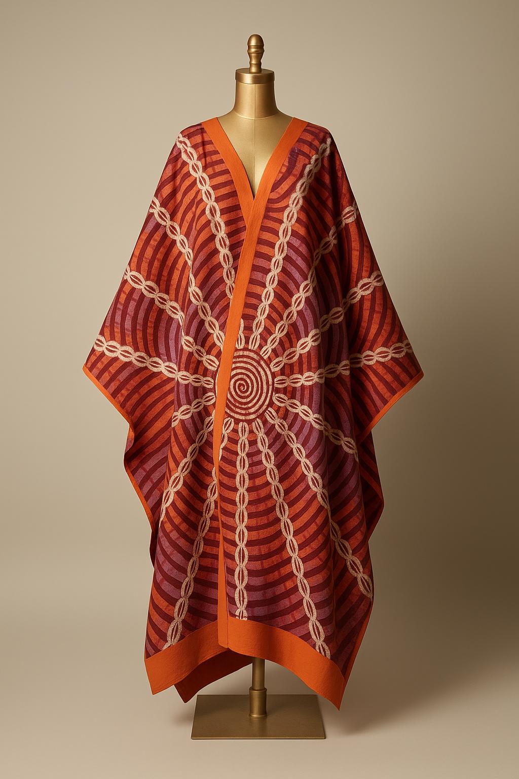 Free Flow Multicolored Bubu Kaftans