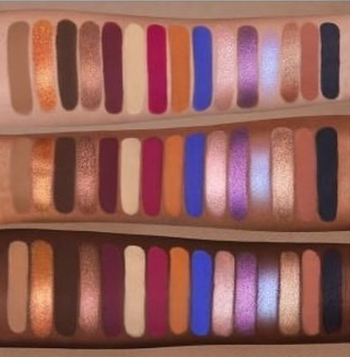 Tayy’s “Wealthy Chic” pigmented Cream, matte and glitter loose eyeshadows