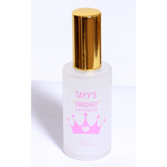 Tayy’s Enriched Queen Setting Spray - 2 oz | Natural Makeup Finishing Spray for All Skin Types (Will Be Discontinued)