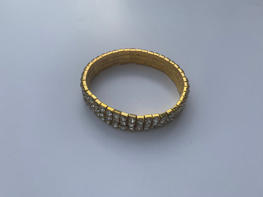 Classic Gold Rhinestone Bracelet