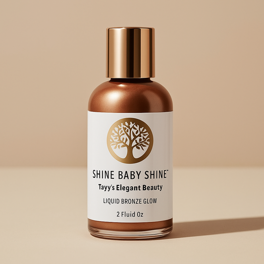 Tayy’s “Shine Baby Shine” Liquid Bronze Glow - Natural Radiance for Flawless Skin (2oz)