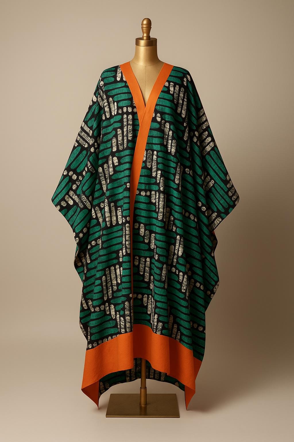 Free Flow Multicolored Bubu Kaftans