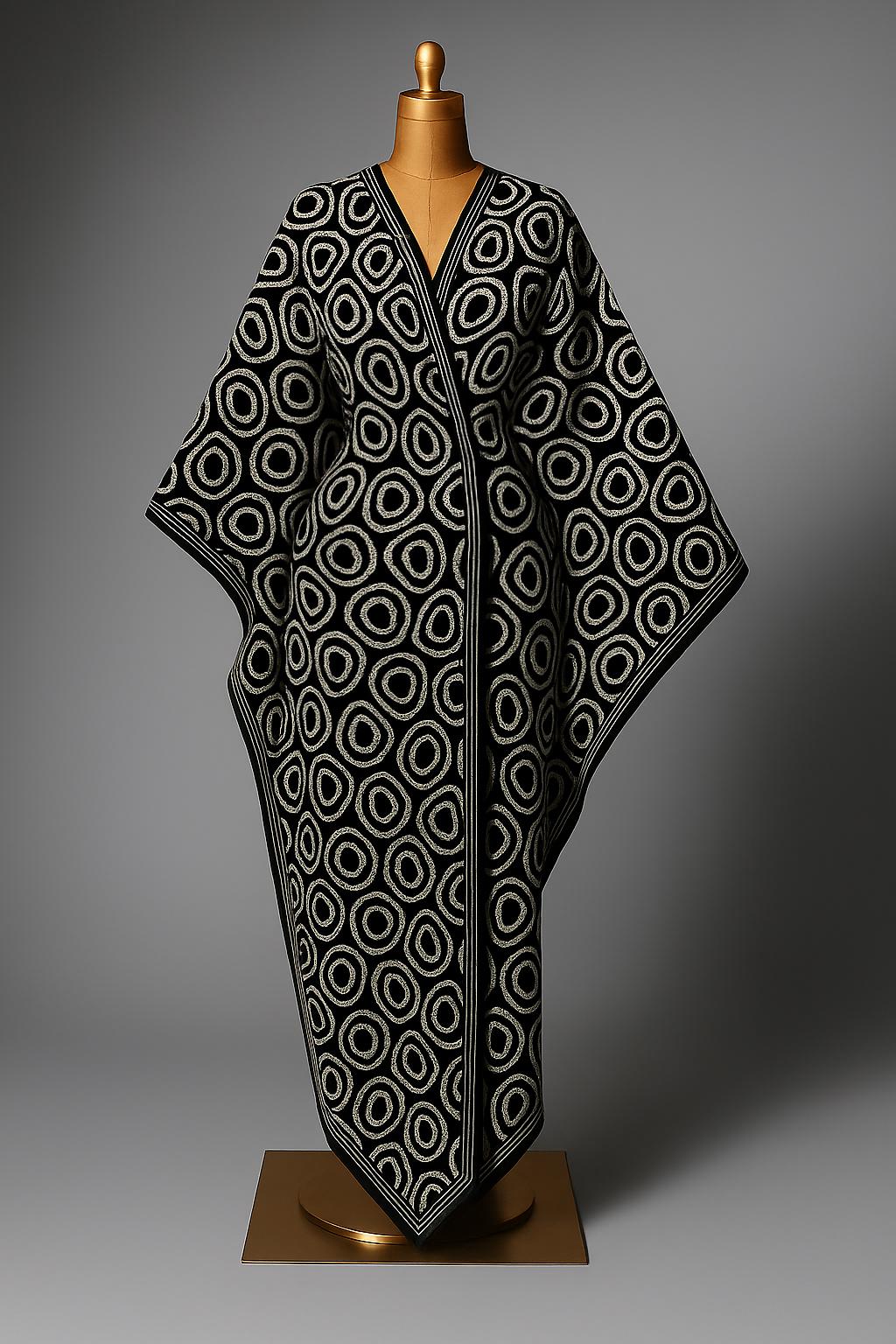 Black and White Bubu Kaftan (8 Styles Variations).