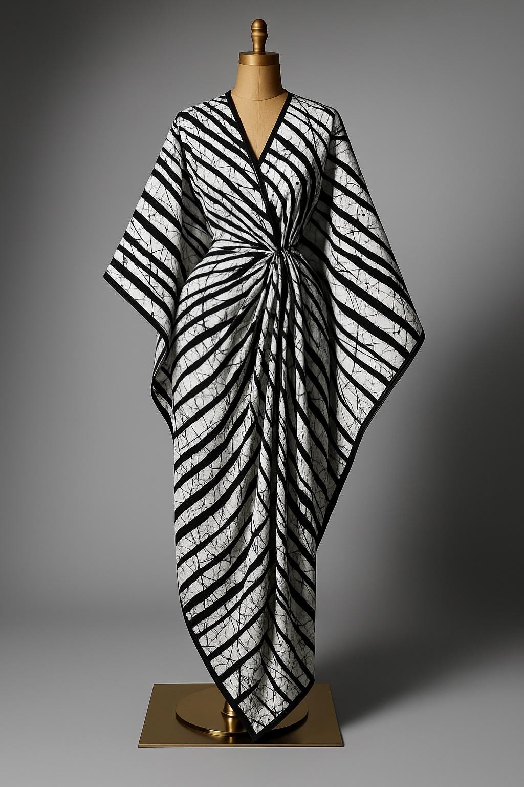 Black and White Bubu Kaftan (8 Styles Variations).