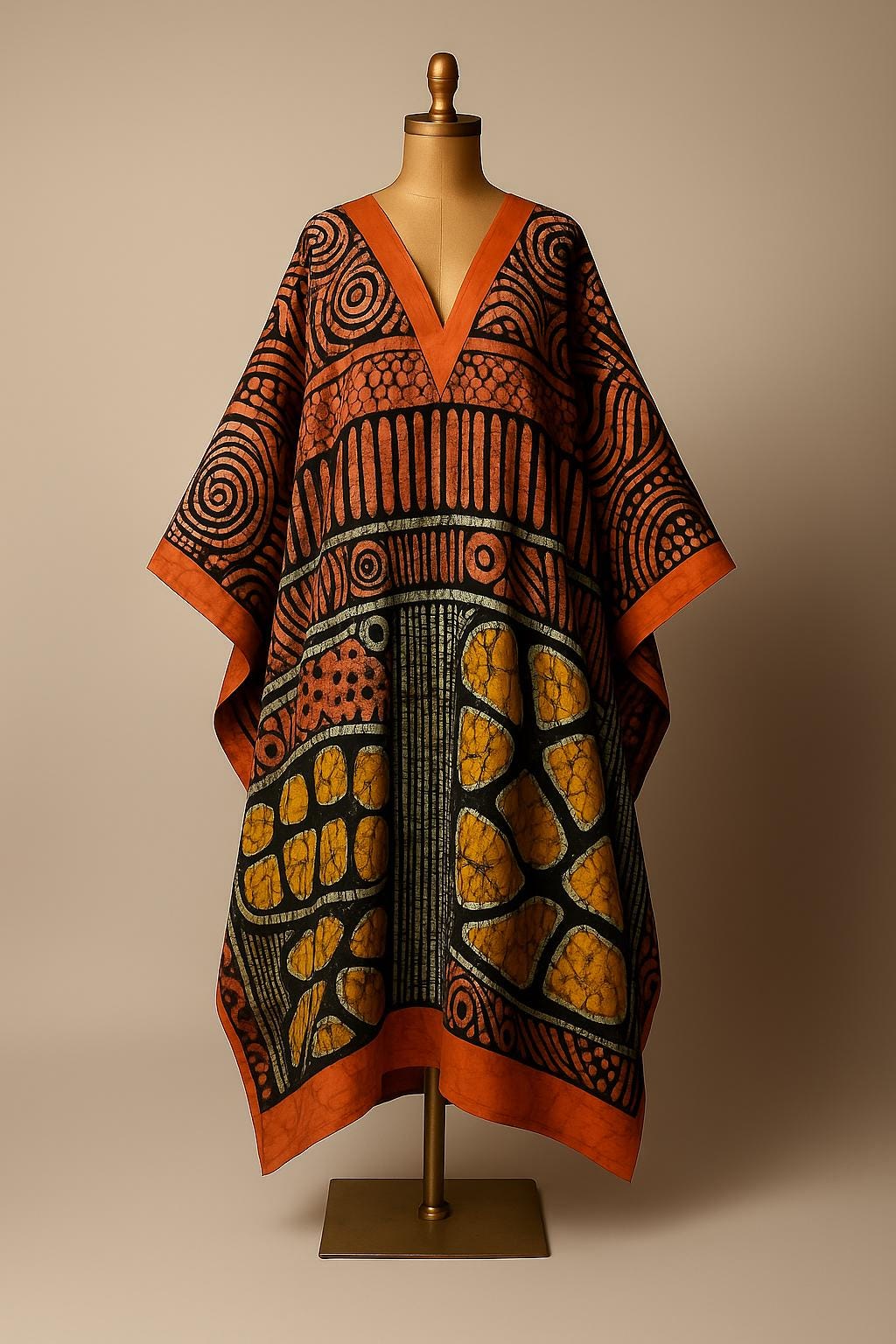 Free Flow Multicolored Bubu Kaftans