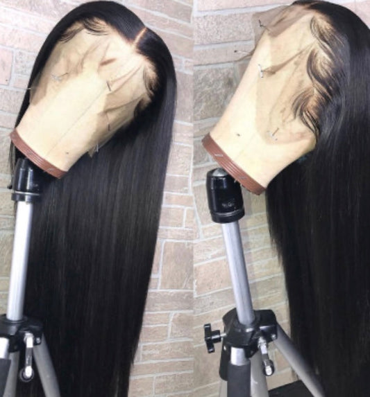 Taylor - 13x4 100% Premium Human Hair Lace Front Straight Style/also available in Bundles